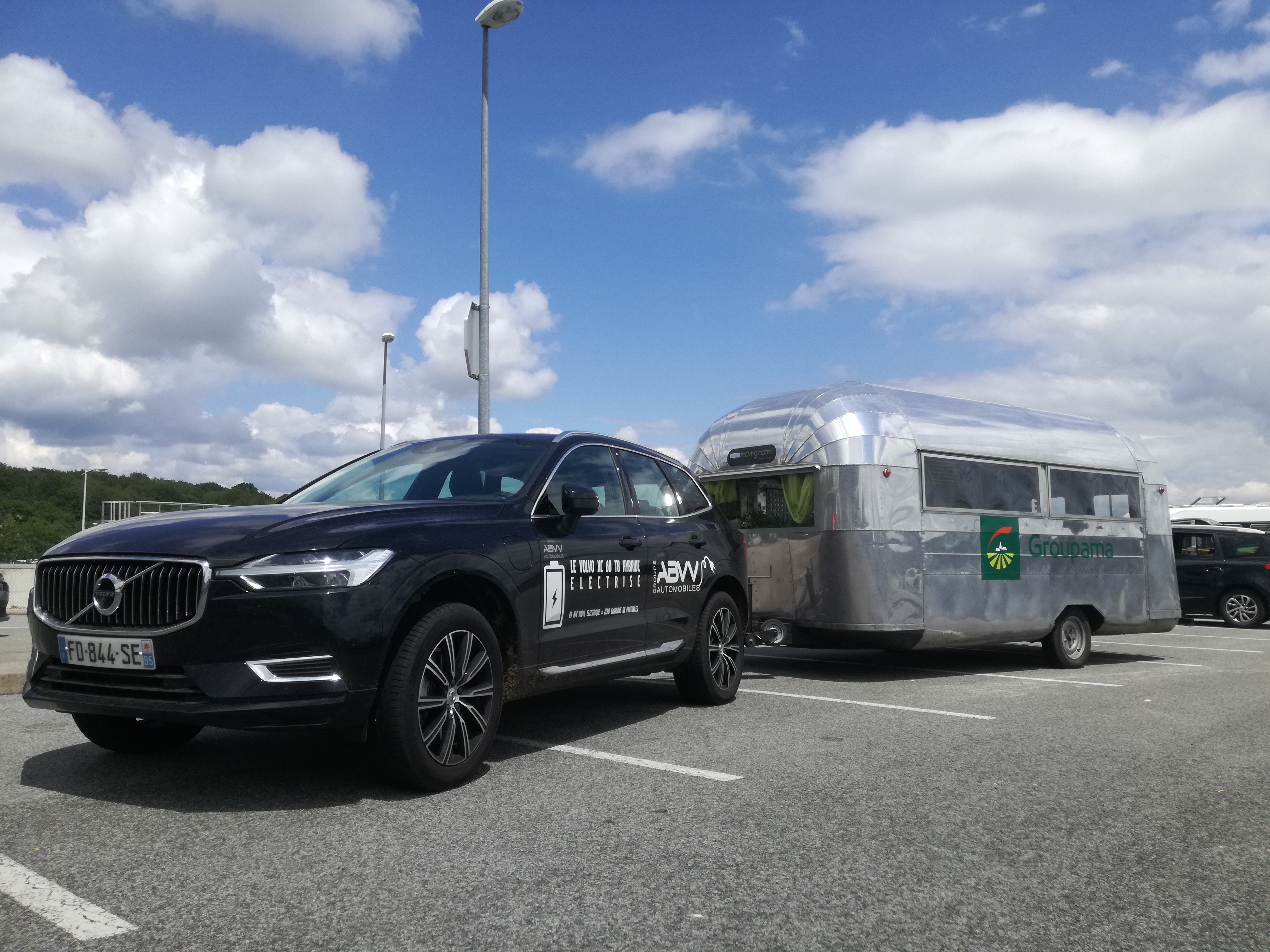 convoyeur airstream  et volvo en Rhône Alpes